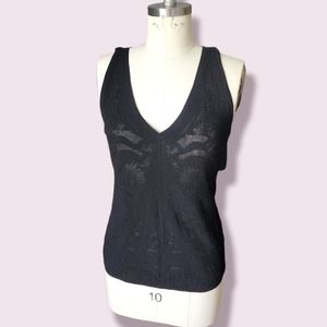 WHBM- Sheer Knit Tank- M